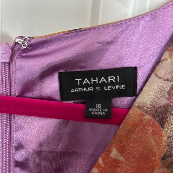 Tahari ASL Vibrant Floral Maxi Dress - Picture 2 of 4